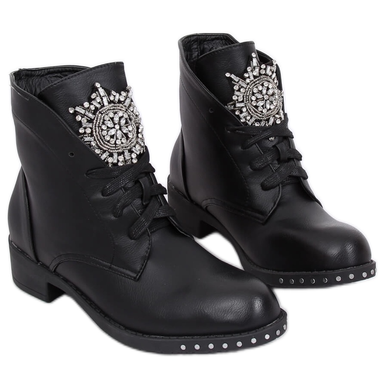 Bottes noires noir 100-902BO-1 Noir le noir