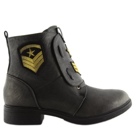 Bottes de travail avec patchs gris H-4 Grey