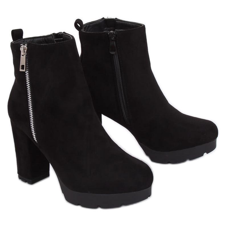 Bottes sur le poteau noir 0-282 Noir le noir