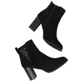 Bottes sur le poteau 1020-GA Noir