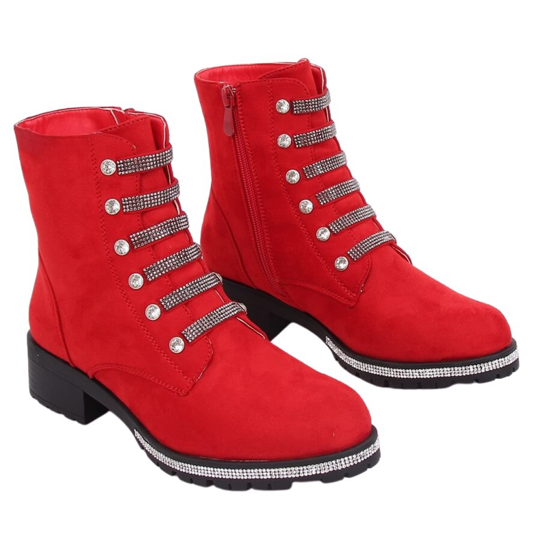 Bottes militaires rouges CH1818-2 Rouge Bottes militaires rouges CH1818-2 Rouge