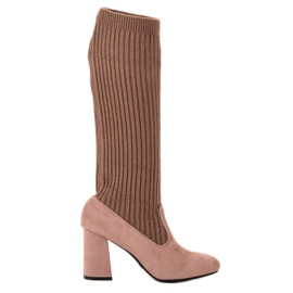 Seastar Bottes marron ajustées brun