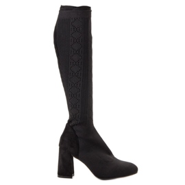 Seastar Bottines noires ajourées le noir