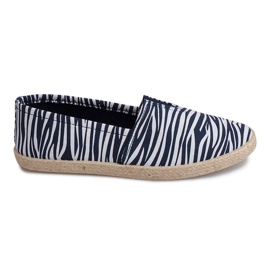 Espadrilles Lin TC-15 Baskets Bleues
