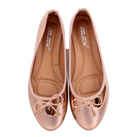 Ballerines métallisées champagne 9988-139 Champagne rose