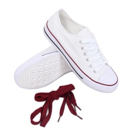 Baskets femme blanches B71M-3 Blanc