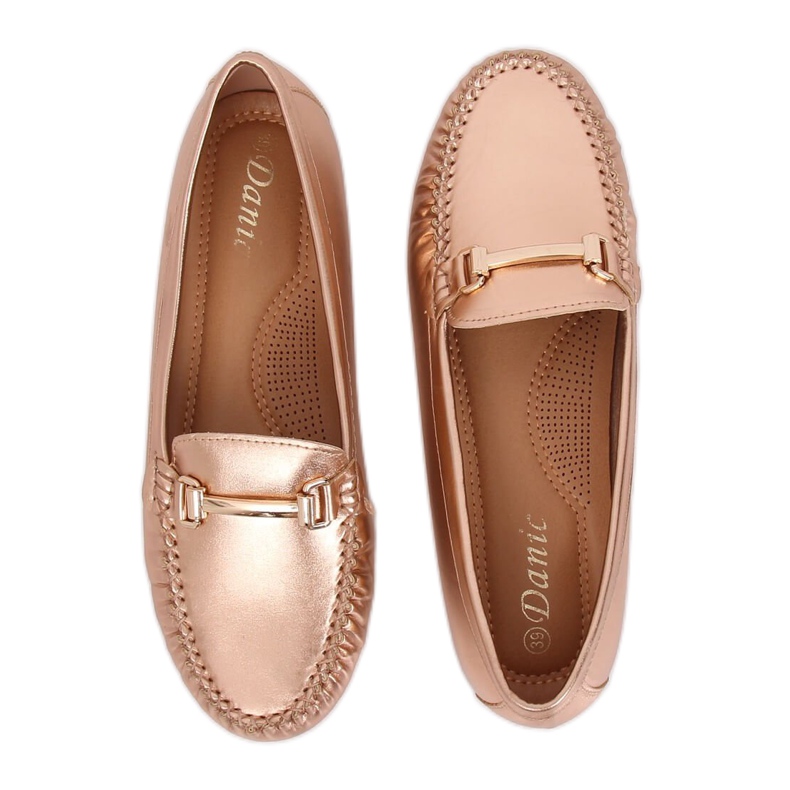 Mocassins femme champagne L7189A Champagne rose Mocassins femme champagne L7189A Champagne rose