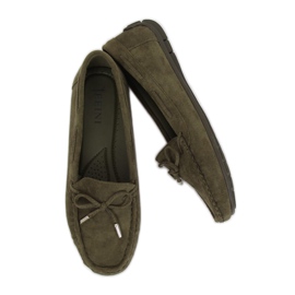 Vert Mocassins femme R812 Vert