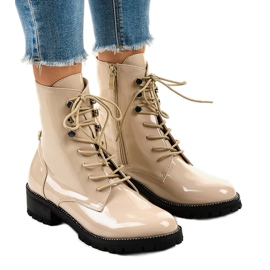 Bottes hautes beiges pour femmes XW37278 Bottes hautes beiges pour femmes XW37278