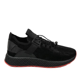 Chaussures de sport noires pour hommes GM807