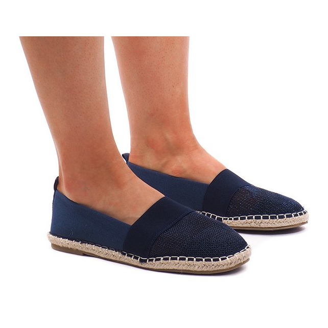 Baskets Espadrilles Ajourées 188-38 Bleu Marine