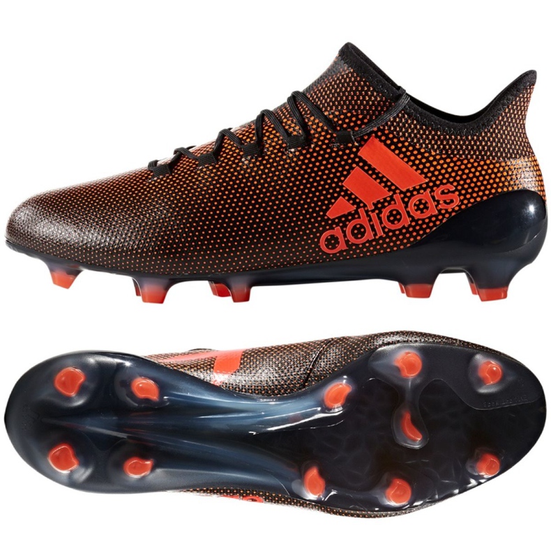 Chaussures adidas X 17.1 Fg M S82288 noir et rouge multicolore le noir Chaussures adidas X 17.1 Fg M S82288 noir et rouge multicolore le noir