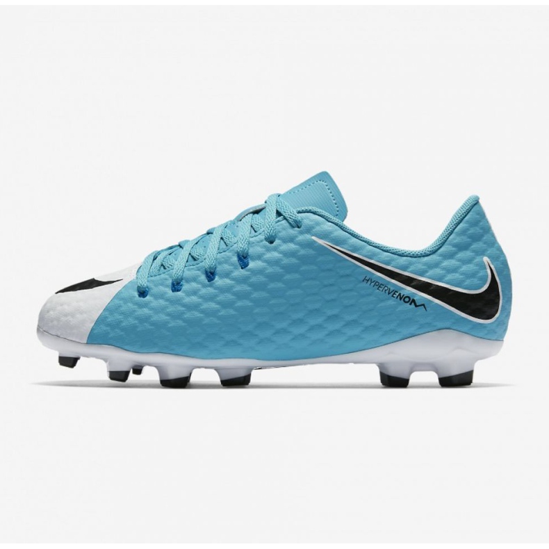 Nike Hypervenom Phelon Iii Fg Jr 852595 104 chaussures bleu