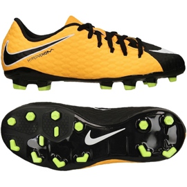 Nike Hypervenom Phelon Iii Fg Jr 852595 801 jaune chaussures