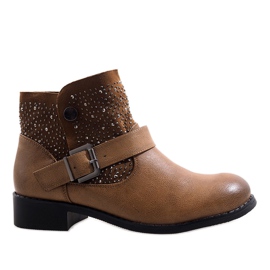 Bottes camel BY95 brun