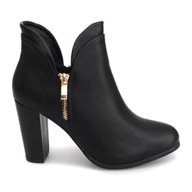 Bottines Jodhpur Avec Fermeture F830 Noir le noir