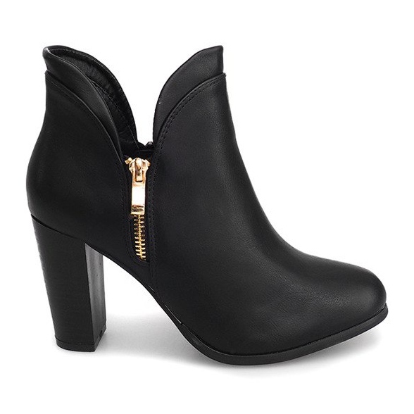 Bottines Jodhpur Avec Fermeture F830 Noir le noir