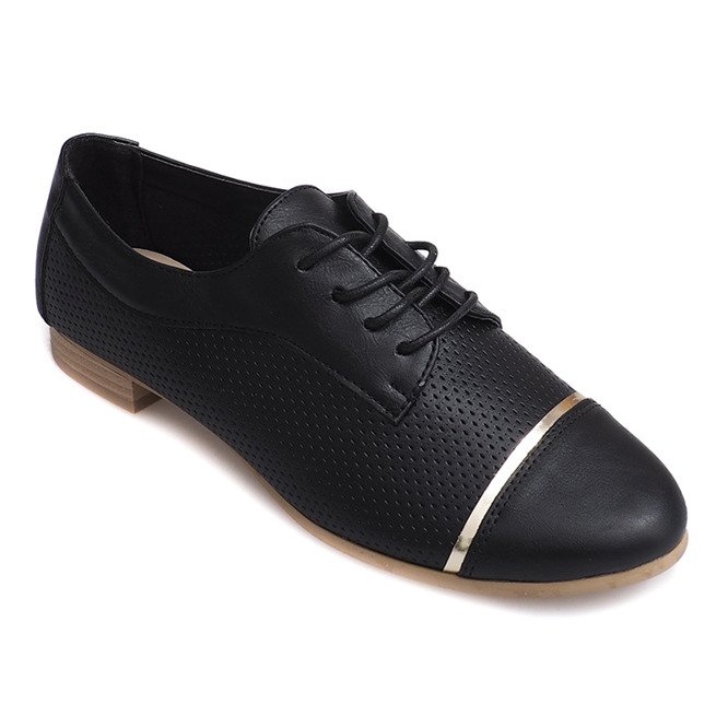Chaussures De Jazz Ajourées Pour Femmes 6-154 Noir le noir