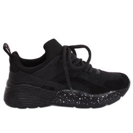 Noir AB-91 Chaussures de sport noires