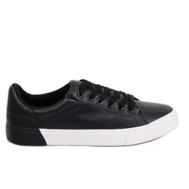 Baskets femme noires A88-29 Noir le noir