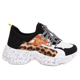 Chaussures de sport noires et blanches HL-04 Noir multicolore Chaussures de sport noires et blanches HL-04 Noir multicolore