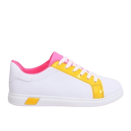 Baskets femme W-3116 Jaune blanche multicolore