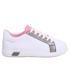 Baskets femme W-3116 Gris blanc