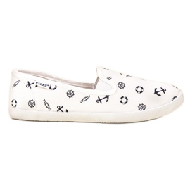 Chaussons de marin VICES blanc