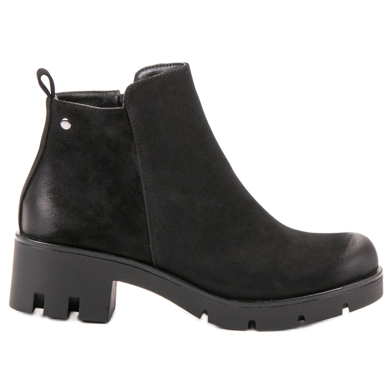 Bottes confortables à talons hauts VINCEZA le noir