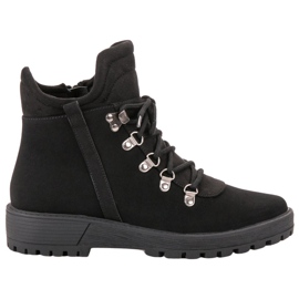 Vinceza Trappeurs élégants le noir Vinceza Trappeurs élégants le noir