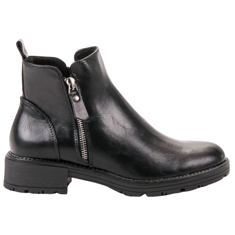 Vinceza Bottines basses avec fermeture éclair le noir Vinceza Bottines basses avec fermeture éclair le noir
