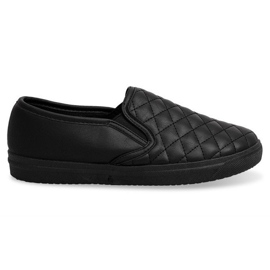 Baskets Matelassées Slip On 5077 Noir