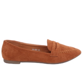 Mocassins femme camel 99-262 Camel brun