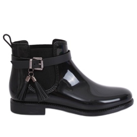Bottines Jodhpur Noires PT-119 Noir
