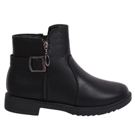 Bottines Jodhpur noires MP-35 Noir