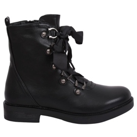 Bottes militaires noires BJ1523-KB Noir le noir