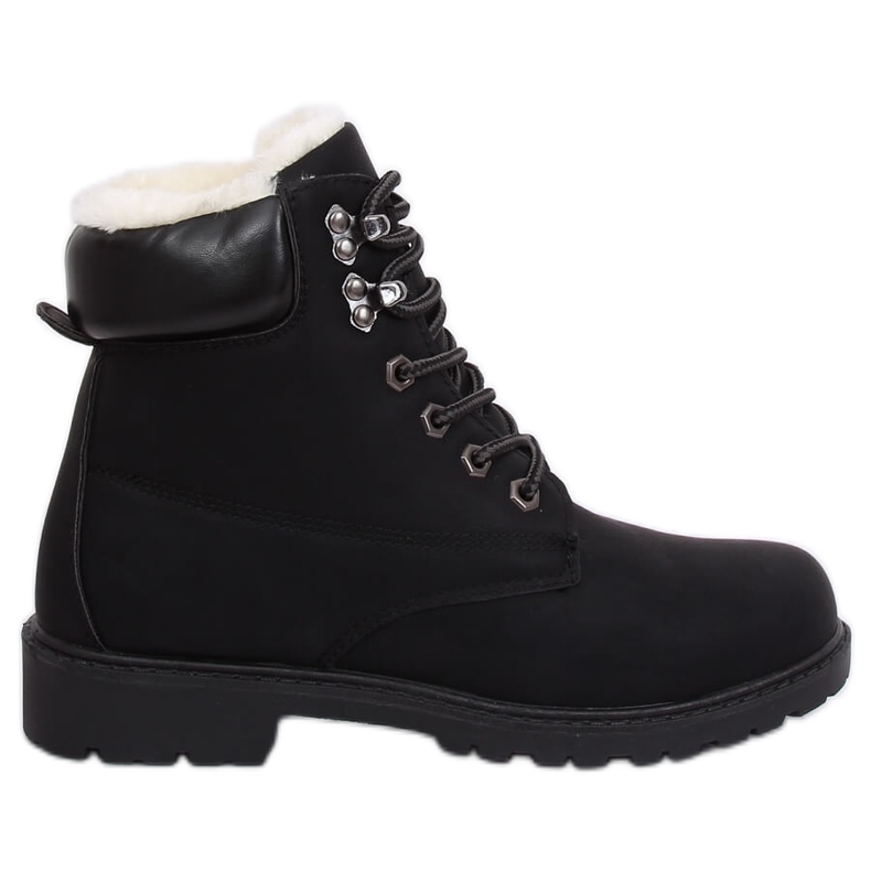 Bottes en bois isolées noires pour femmes 1121-PA Noir le noir Bottes en bois isolées noires pour femmes 1121-PA Noir le noir