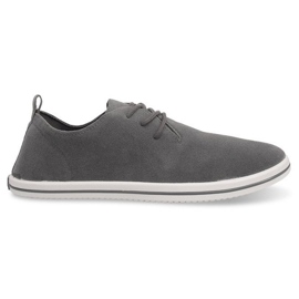 Baskets Homme Légères Avec Eco Suede 1205 Gris