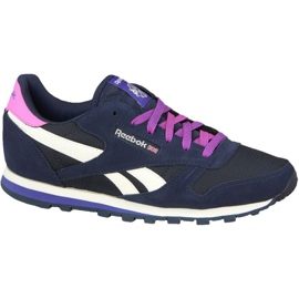 Reebok Classic Leather Jr AR2041 bleu marine