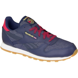 Reebok Classique Cuir Dg Jr AR2042 bleu
