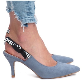 Sandales Love Paris bleu