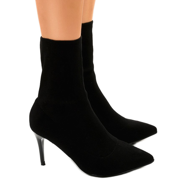 Bottines noires LL-103P le noir