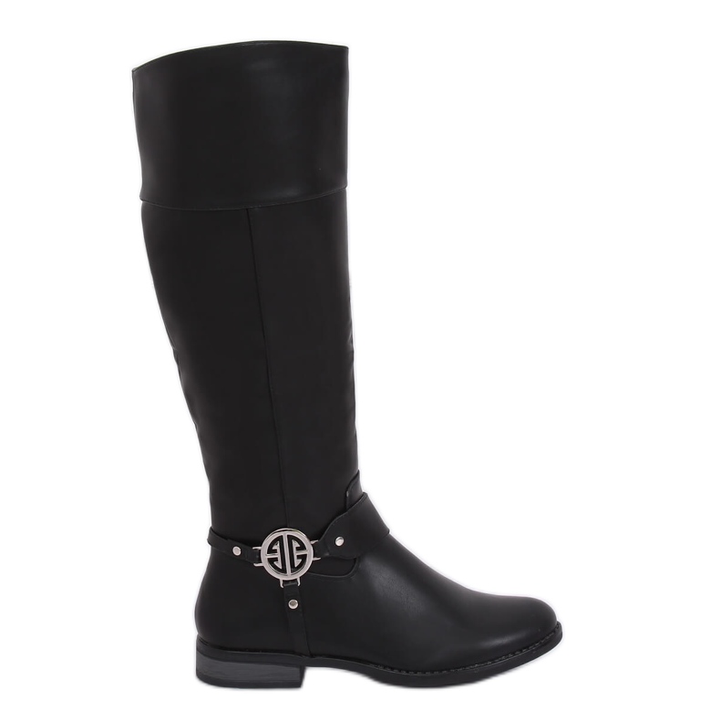 Bottes noires, bottes noires 6283-1 Noir le noir
