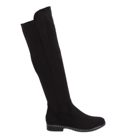 Bottes noires pour femmes bottes noires H305 Noir le noir
