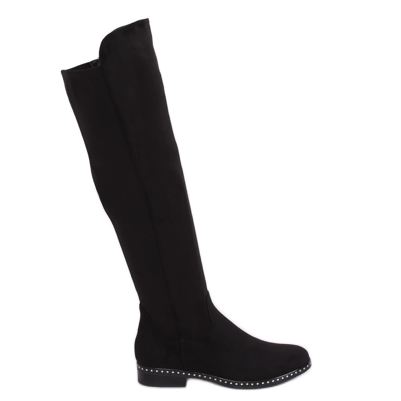 Bottes noires pour femmes bottes noires H305 Noir le noir