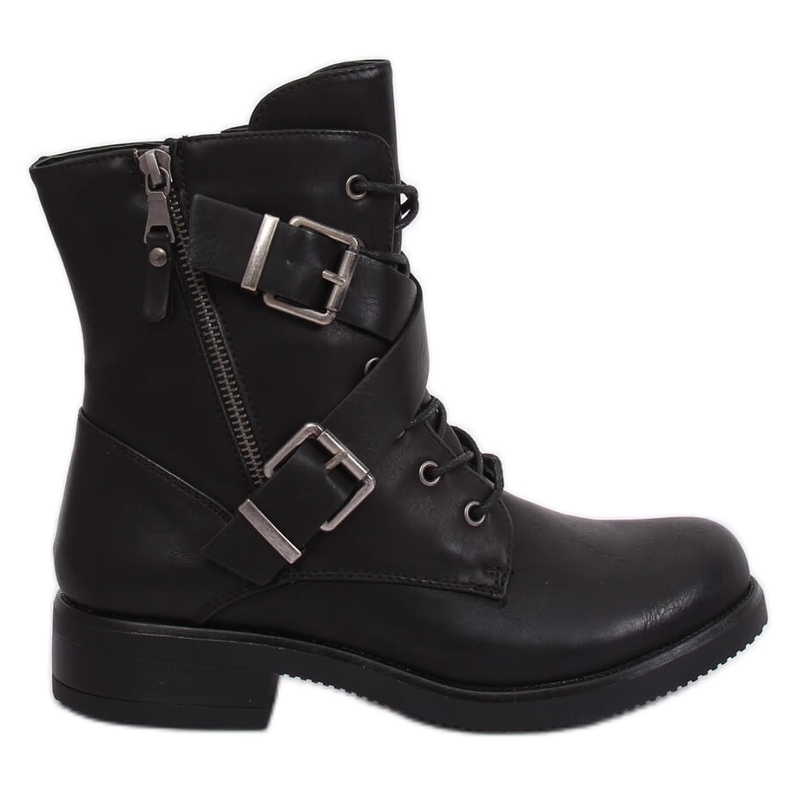 Bottes militaires noir C581 Noir le noir Bottes militaires noir C581 Noir le noir
