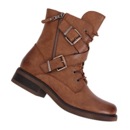 Bottes militaires de travail camel C581 Camel brun