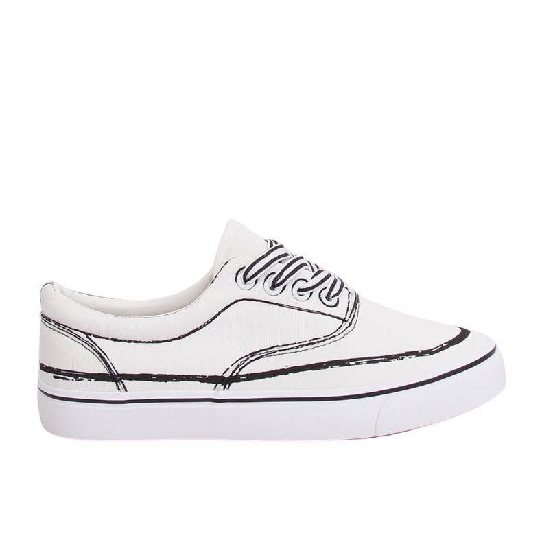 Baskets femme blanches BS103 Blanc