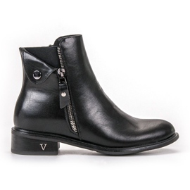 Bottes à fermeture éclair VINCEZA noir