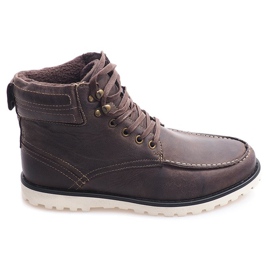 Bottes Hautes Chaudes Chaussures SH26 Marron brun